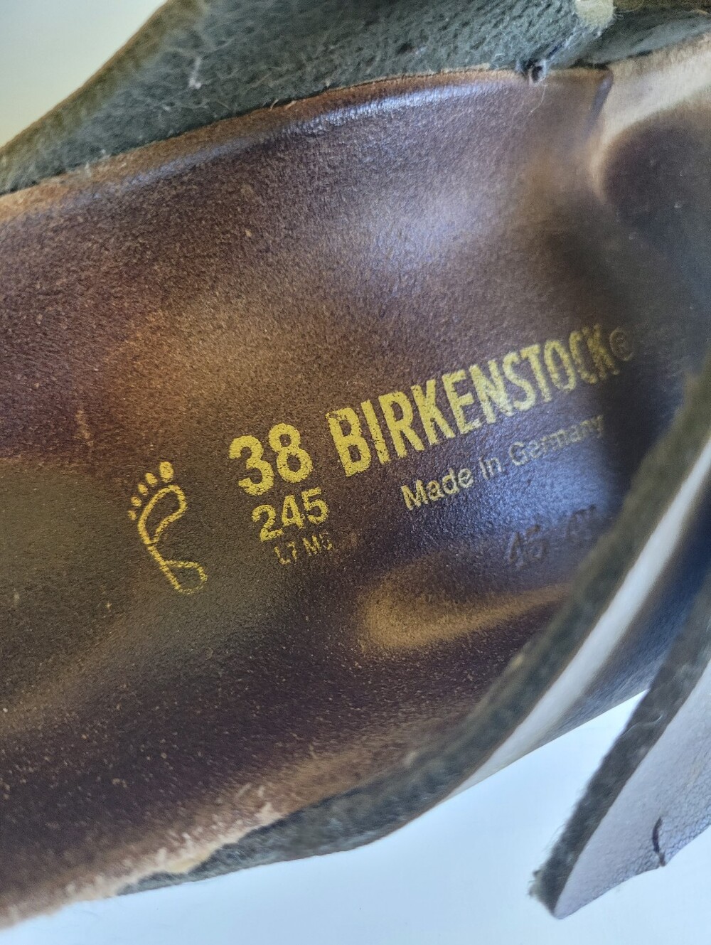 Birkenstock Arizona Footbed Double Buckle Slide Sandals in Taupe - Picture 3 of 8